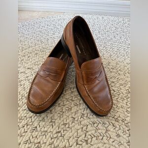 Rockport Men’s Walkability Adiprene by Adidas Brown Leather Slip-On Loafers